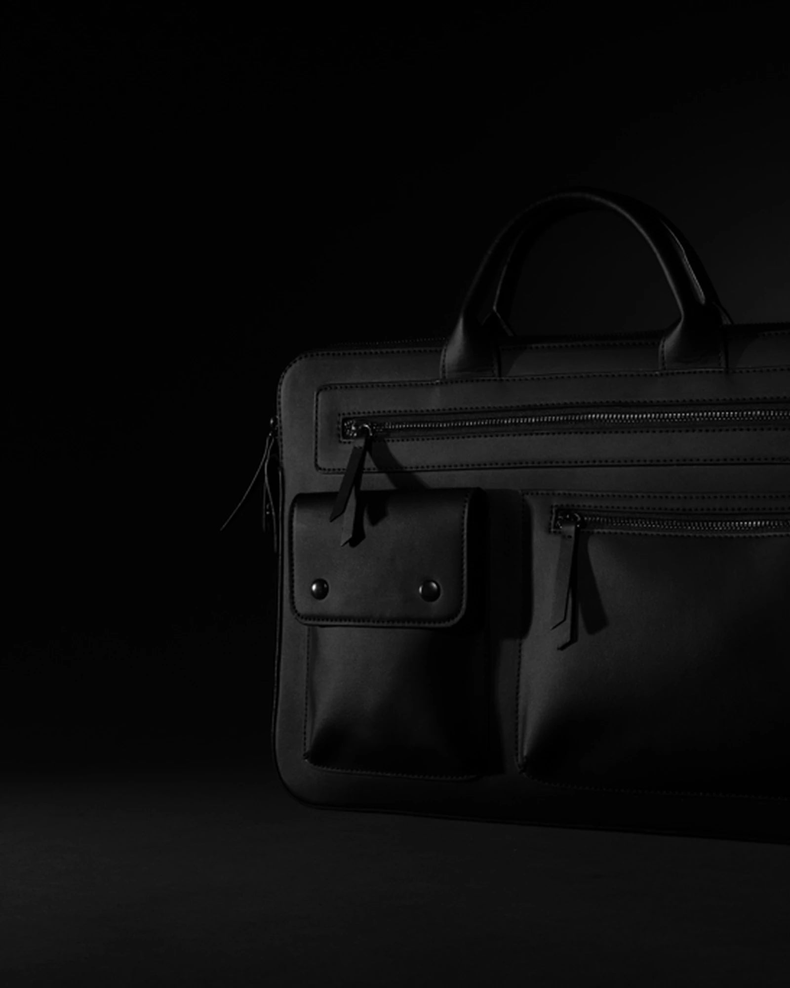 Custom recycled PU 14'' laptop bag - 4
